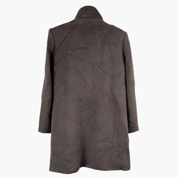 LORO PIANA & SARTORIA MARENERO Brown Wool Coat US 14 Quilted Lining - Picture 3 of 9